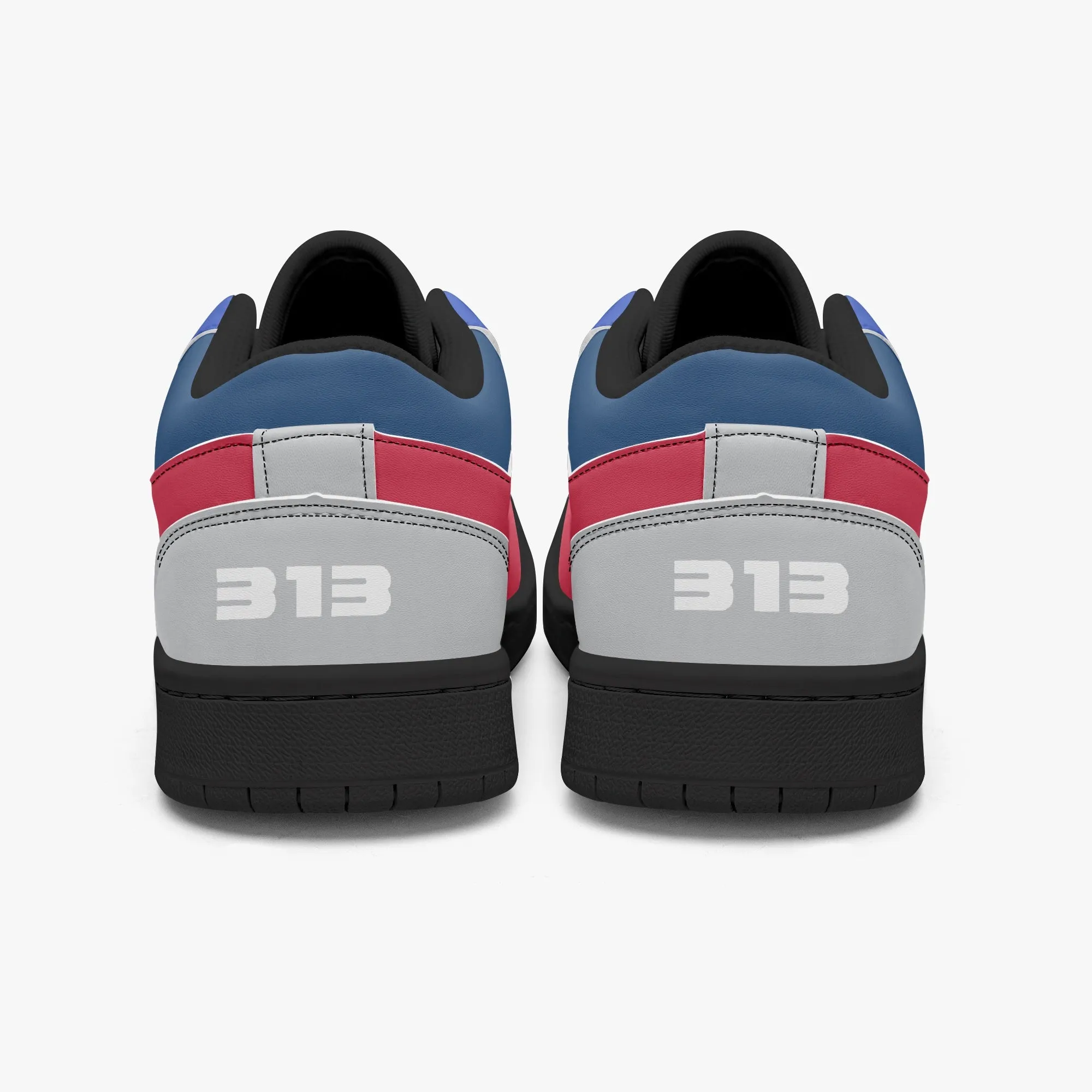 313 Men's Low-Top Leather Basketball Shoes by Niche Era