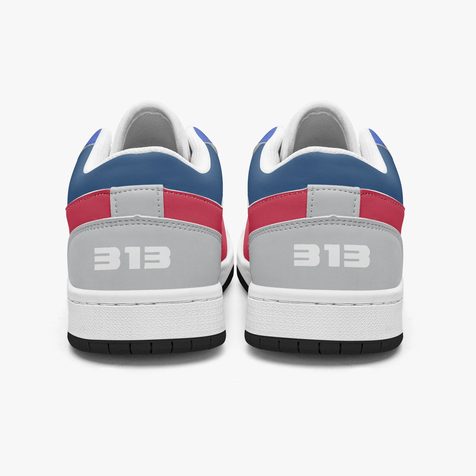 313 Men's Low-Top Leather Basketball Shoes by Niche Era