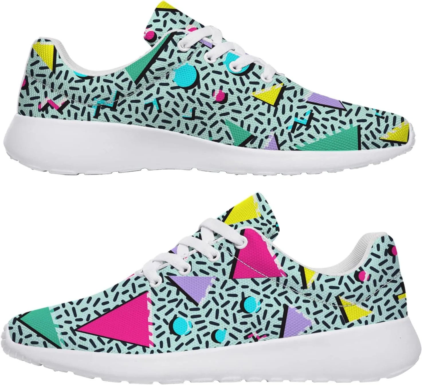 80s 90s Shoes Womens Mens Running Shoes Ultra Lightweight Athletic Sneakers Tennis Walking Shoes Gifts for Her,Him