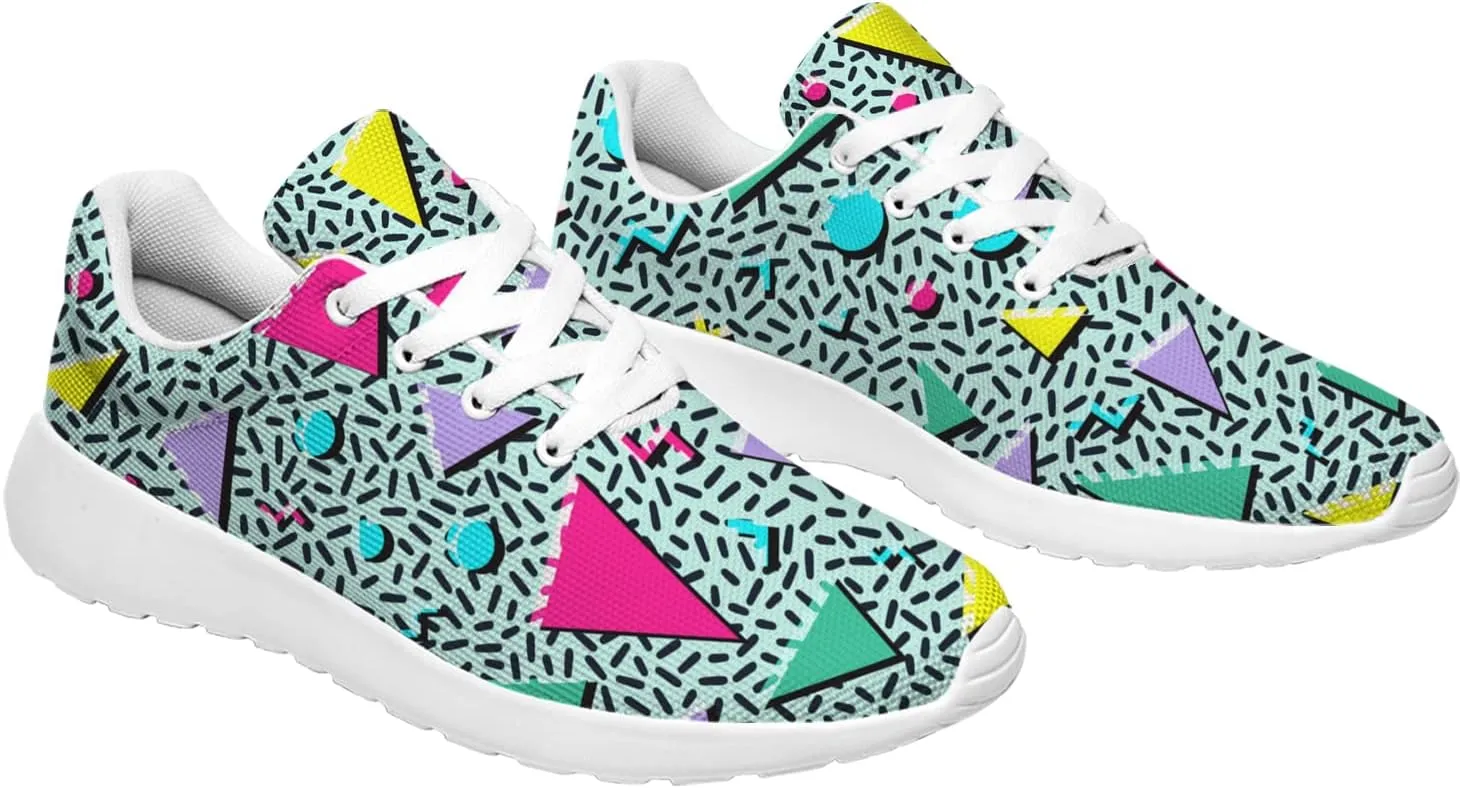 80s 90s Shoes Womens Mens Running Shoes Ultra Lightweight Athletic Sneakers Tennis Walking Shoes Gifts for Her,Him
