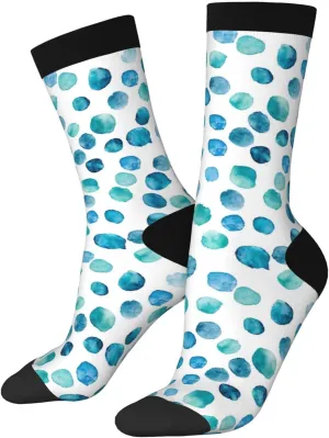 Adult Socks Novelty Crew Socks Crazy Dress Socks Fun Colorful Novelty Graphic Crew Tube Socks Mid-Calf Funny Socks
