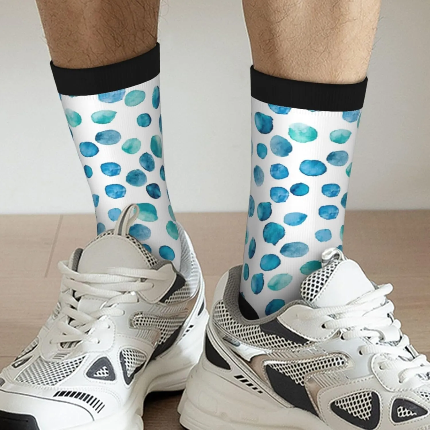 Adult Socks Novelty Crew Socks Crazy Dress Socks Fun Colorful Novelty Graphic Crew Tube Socks Mid-Calf Funny Socks