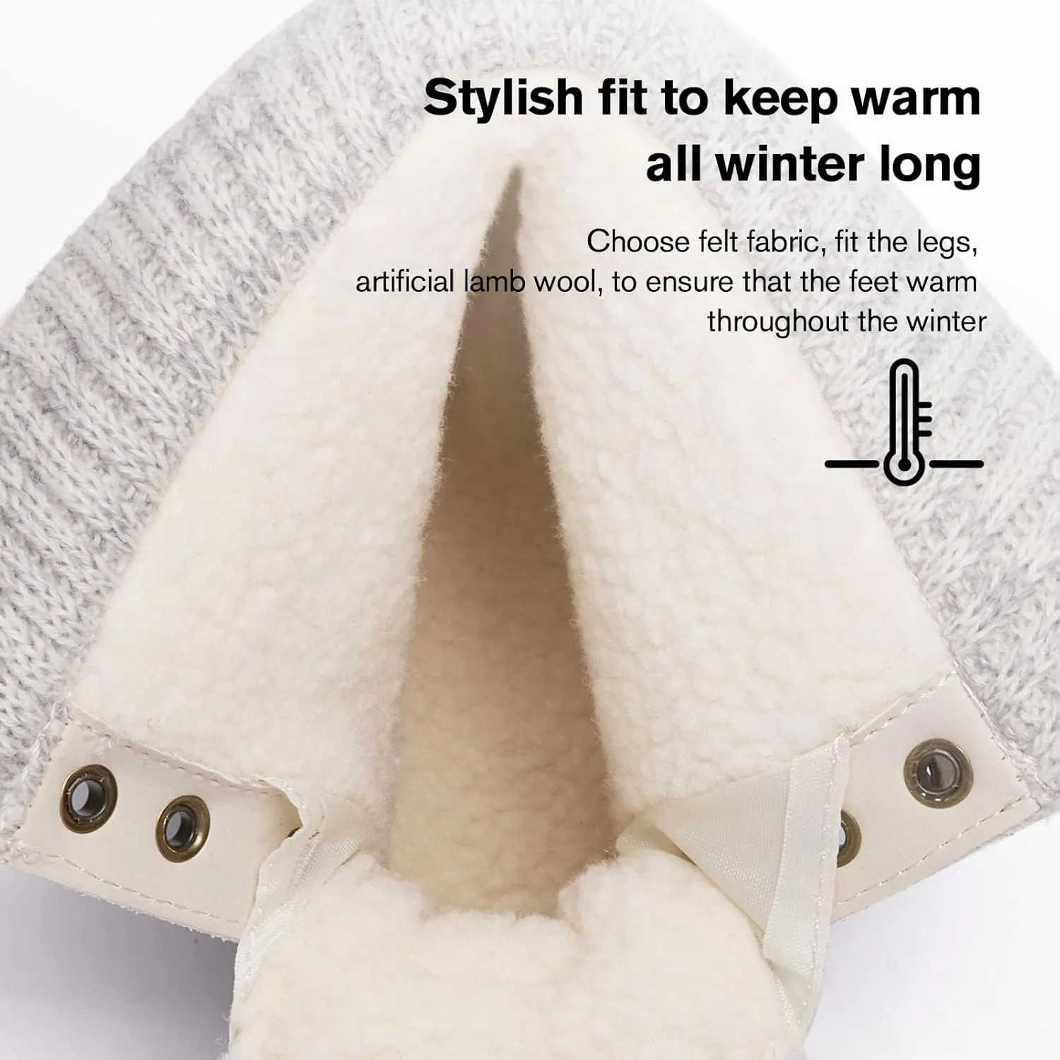 ALEADER Womens Winter Snow Boots | Waterproof Shell | Duck Boots
