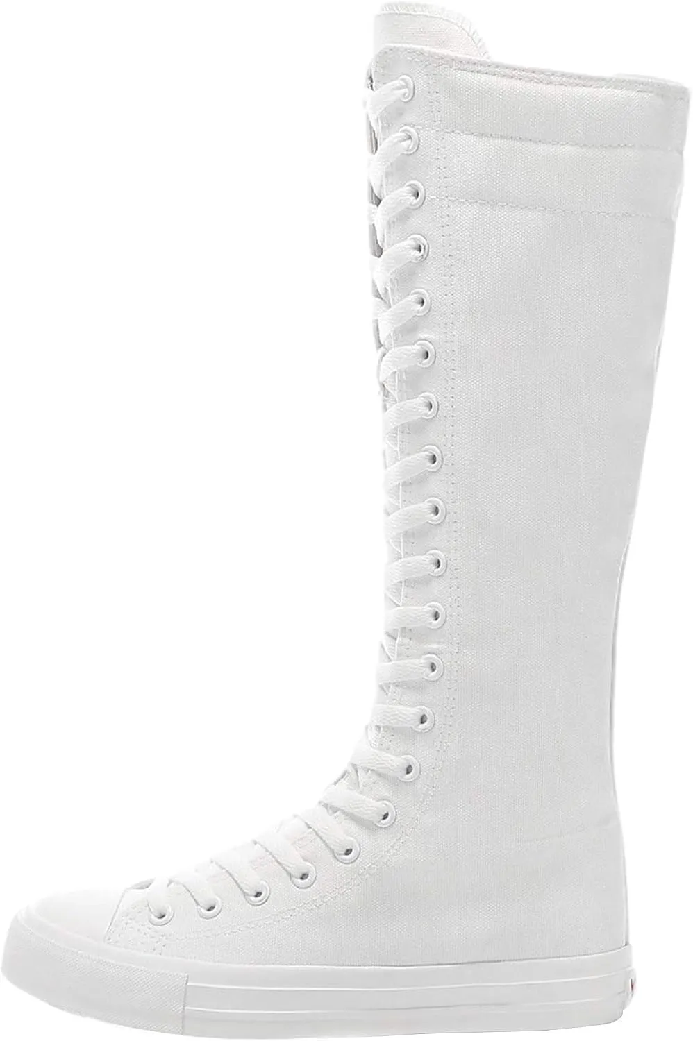 ANUFER 3.7M Long Colorful Shoelaces for Canvas Knee Boots