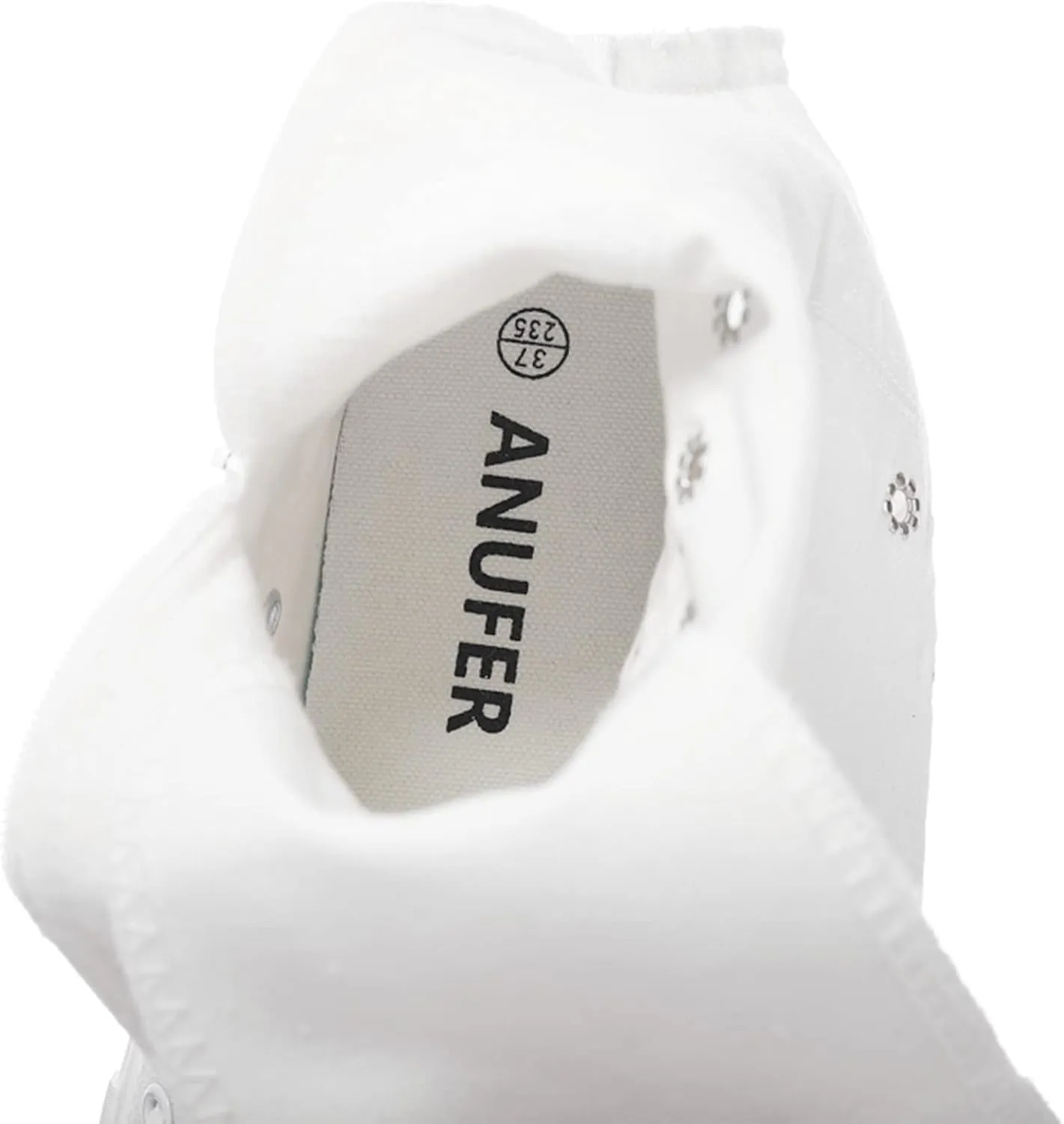 ANUFER 3.7M Long Colorful Shoelaces for Canvas Knee Boots