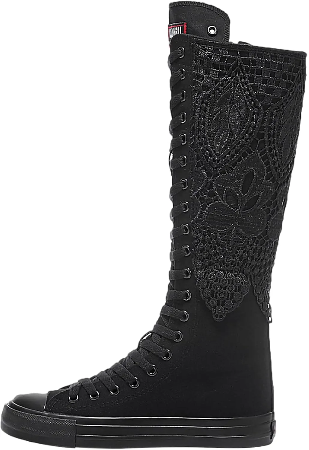ANUFER 3.7M Long Colorful Shoelaces for Canvas Knee Boots
