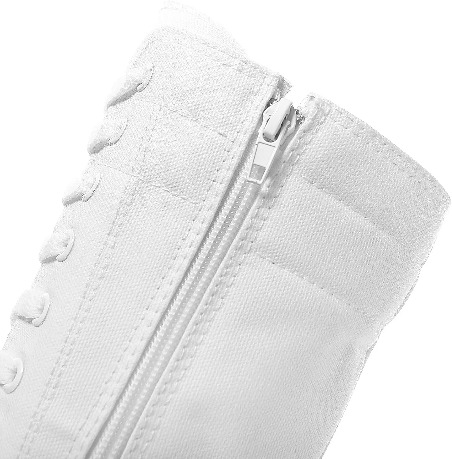 ANUFER 3.7M Long Colorful Shoelaces for Canvas Knee Boots