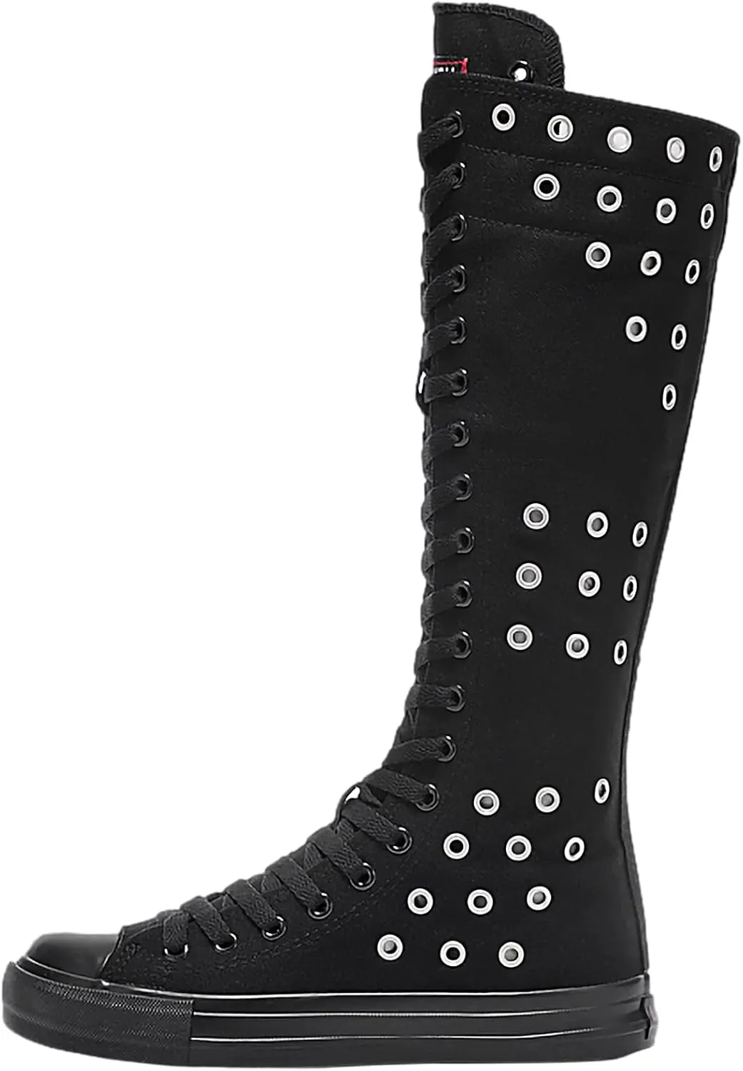ANUFER 3.7M Long Colorful Shoelaces for Canvas Knee Boots