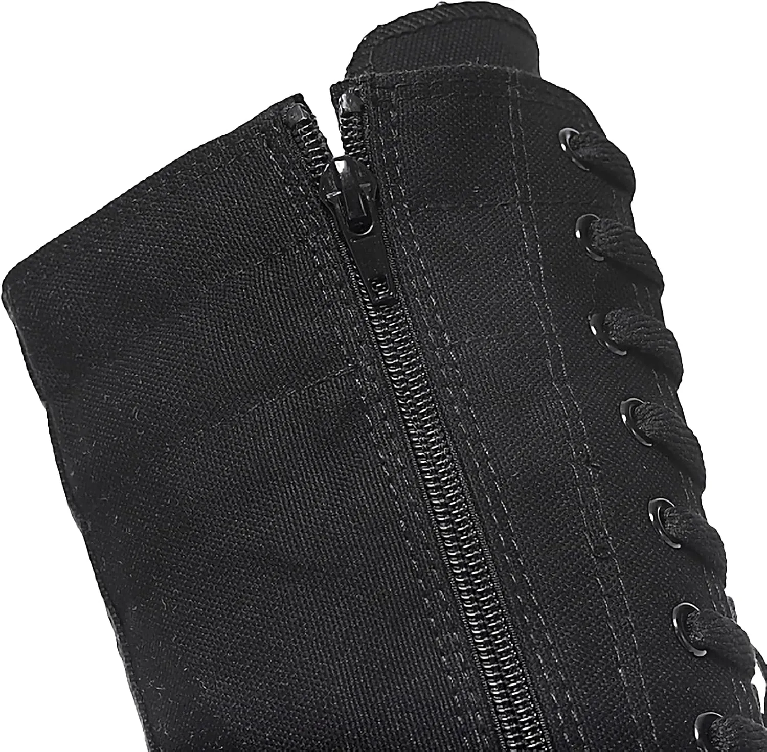 ANUFER 3.7M Long Colorful Shoelaces for Canvas Knee Boots