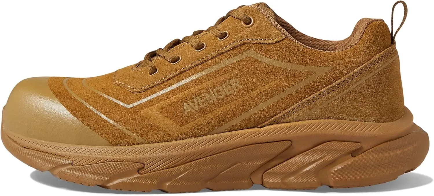 Avenger Work Boots K4 Oxford - Sneakers for Men - Leather Upper - Mesh Lining - Removable Foam Footbed