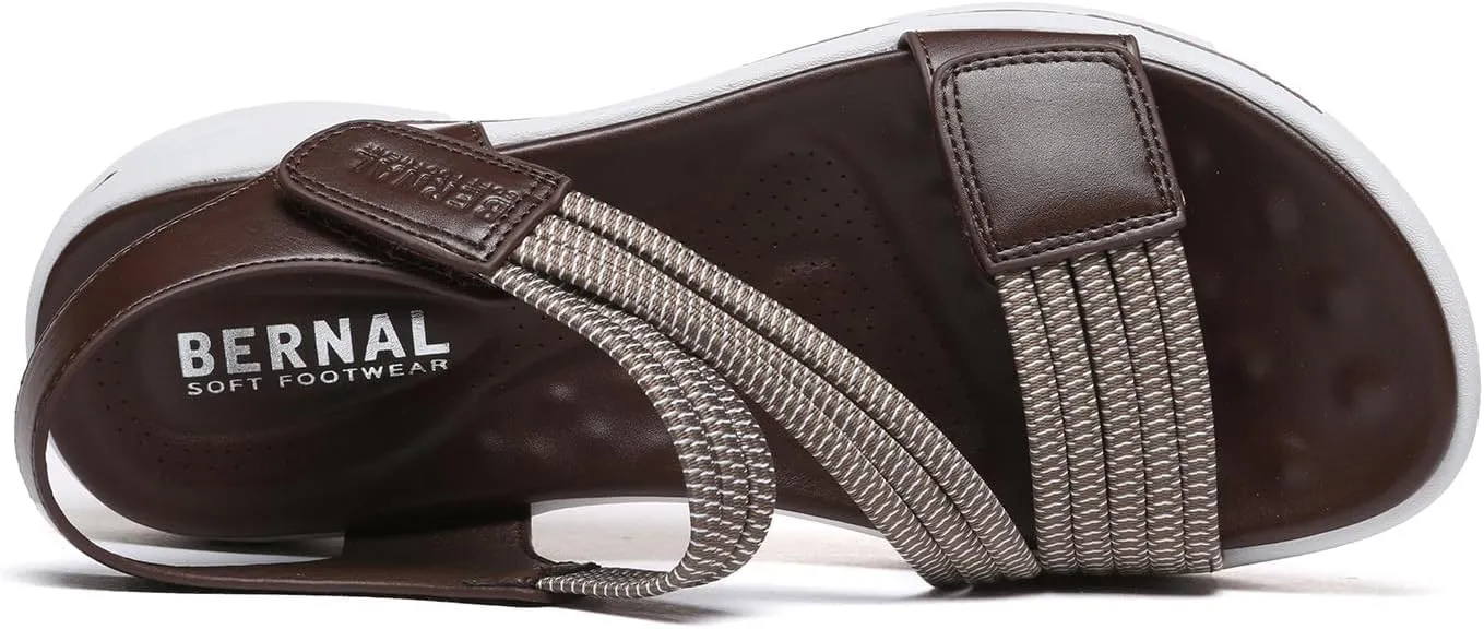 Bernal Women's Fashion Walking Sandals Comfortable Breathable Sandals Adjustable Athletic Sport Shoes for Outdoors