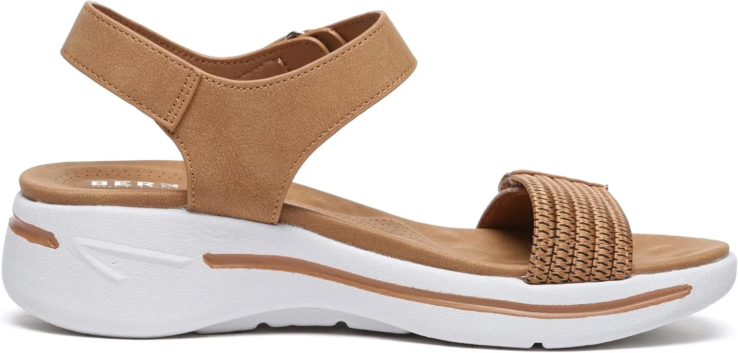 Bernal Women's Fashion Walking Sandals Comfortable Breathable Sandals Adjustable Athletic Sport Shoes for Outdoors