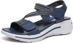Bernal Women's Fashion Walking Sandals Comfortable Breathable Sandals Adjustable Athletic Sport Shoes for Outdoors
