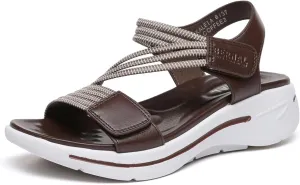 Bernal Women's Fashion Walking Sandals Comfortable Breathable Sandals Adjustable Athletic Sport Shoes for Outdoors