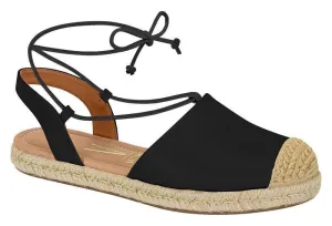 Black Espadrilles Sandals