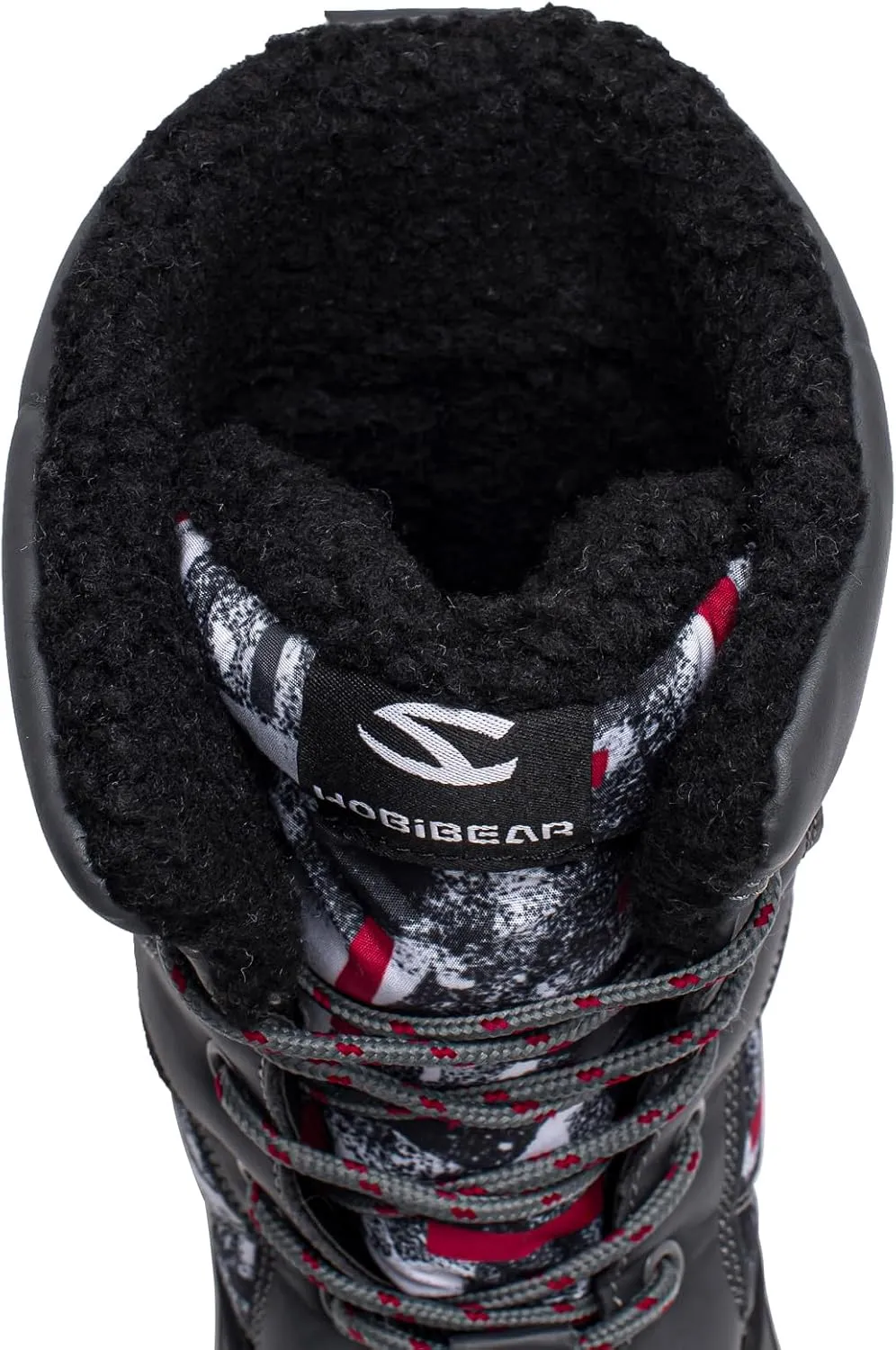 BODATU Boys' Waterproof Winter Snow Boots with Insulation for Cold Weather