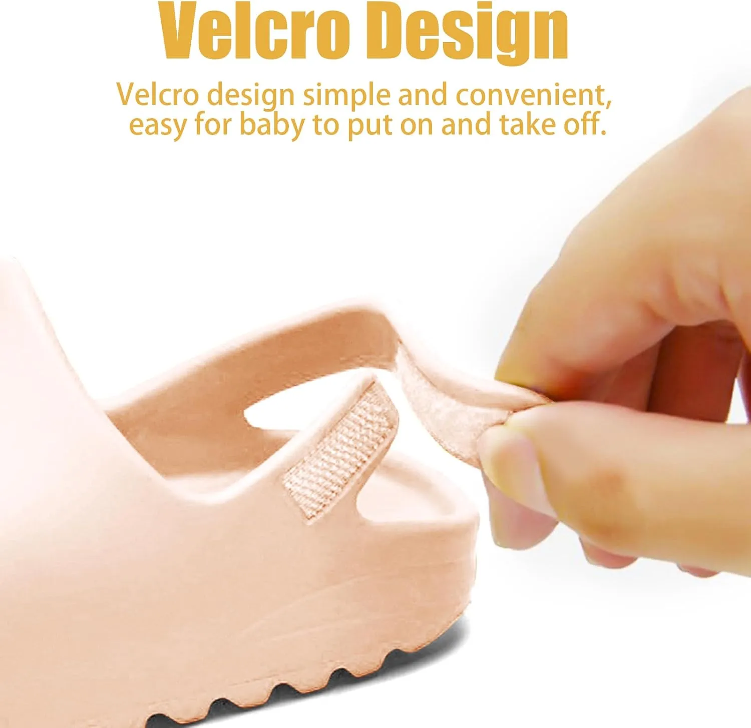 bolukets Toddler Little Kids Slides Sandals, Summer Slip On Lightweight Slippers for Boys and Girls, Beach Pool Anti-Slip Water Shoes Indoor Outdoor Sandals