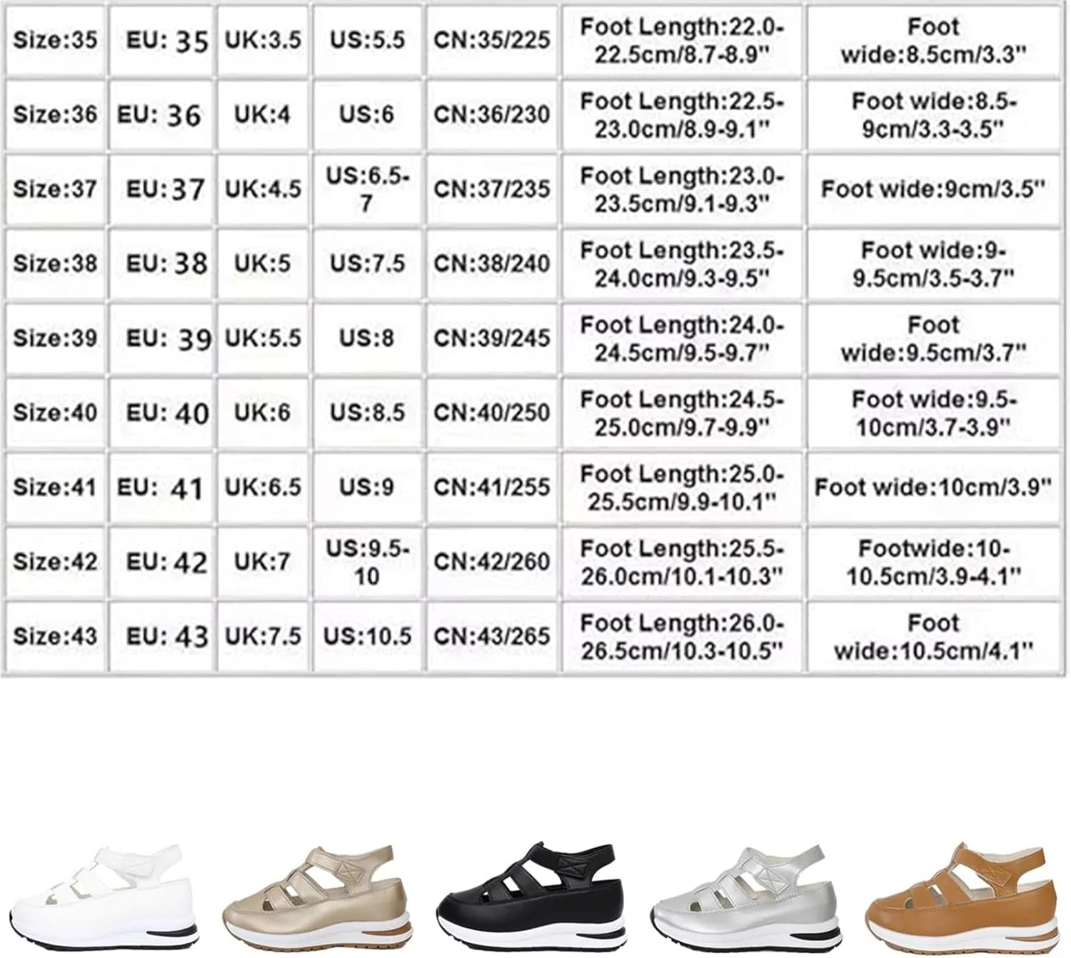 Bootara Shoes Women, Bootara Women's Plus Size Hollow-Out Casual Sandals, Closed Toe Platform Height-Boosting Sandals