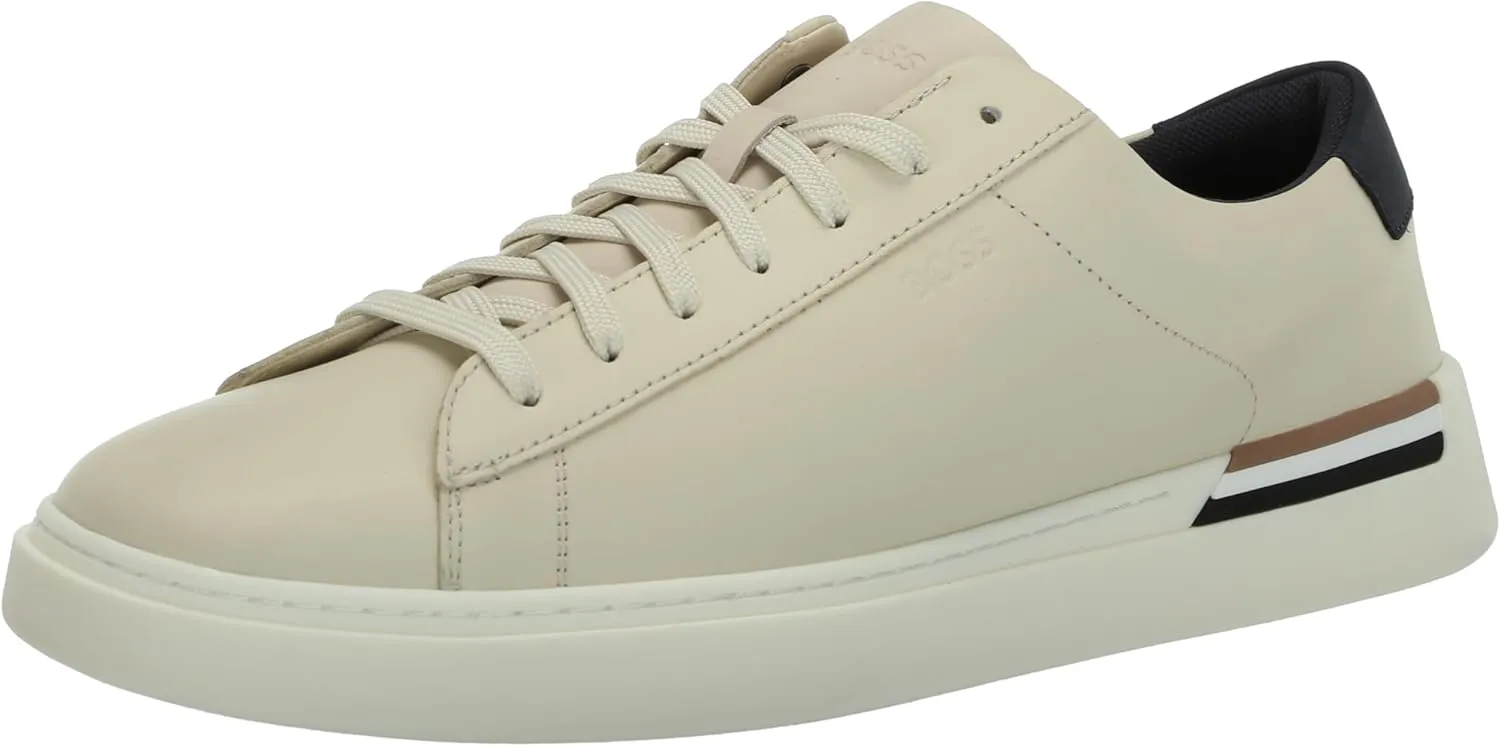 BOSS Men's Clint Smooth Leather Low Top Sneakers