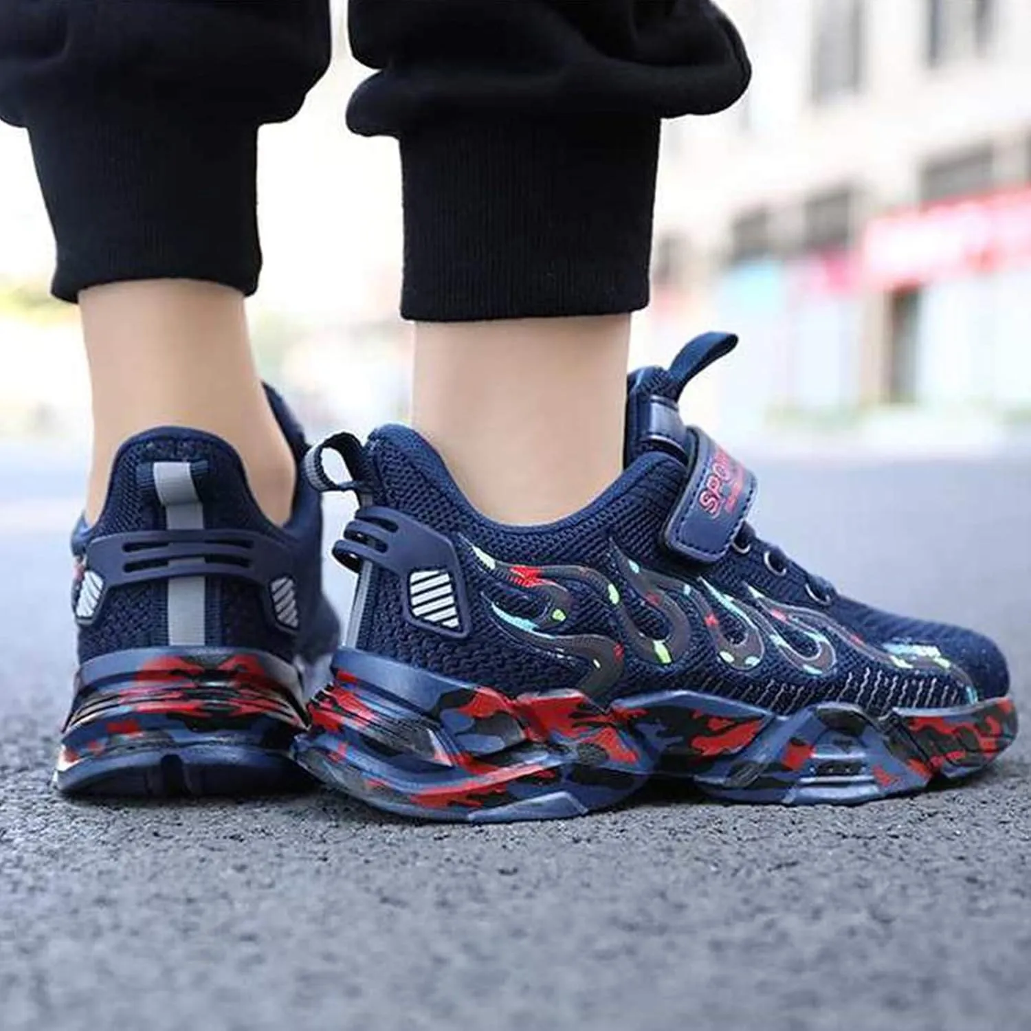Boys Sneakers Shoes Girls Running Breathable Lightweight Kids