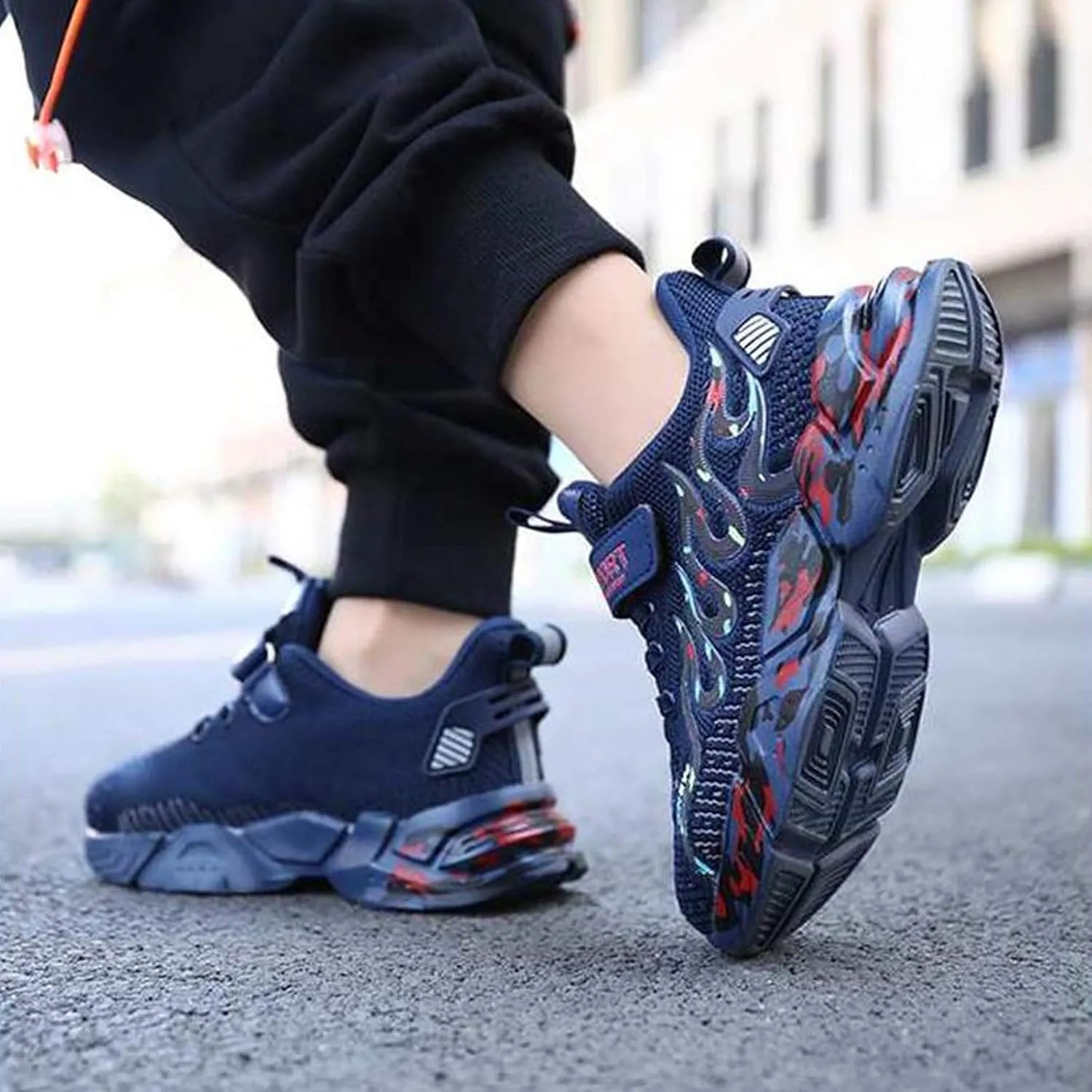 Boys Sneakers Shoes Girls Running Breathable Lightweight Kids