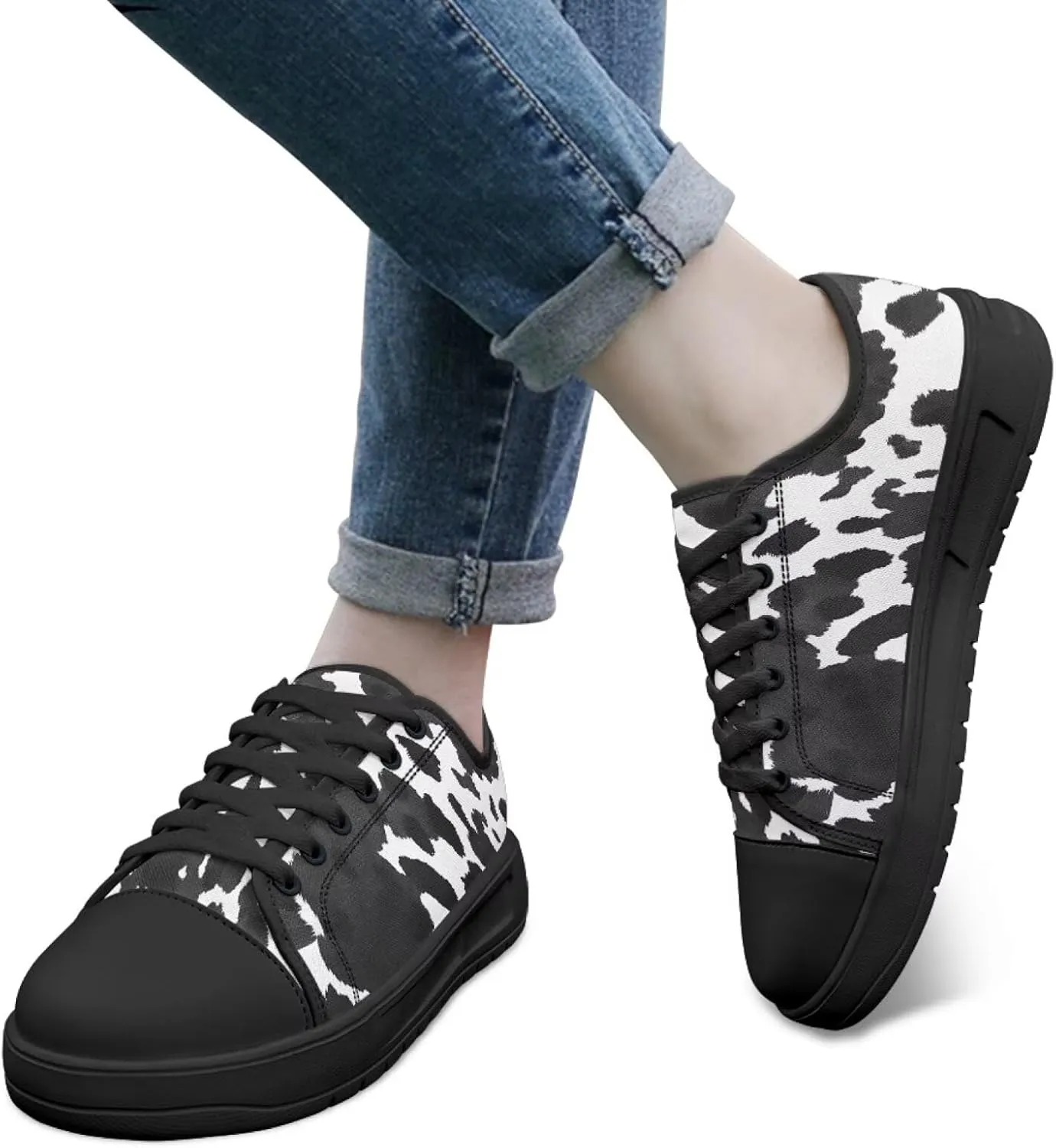 Canvas Shoes Fashion Sneakers for Women Casual Tennis Shoes with Non Slip EVA Sole Low Top Walking Footwear