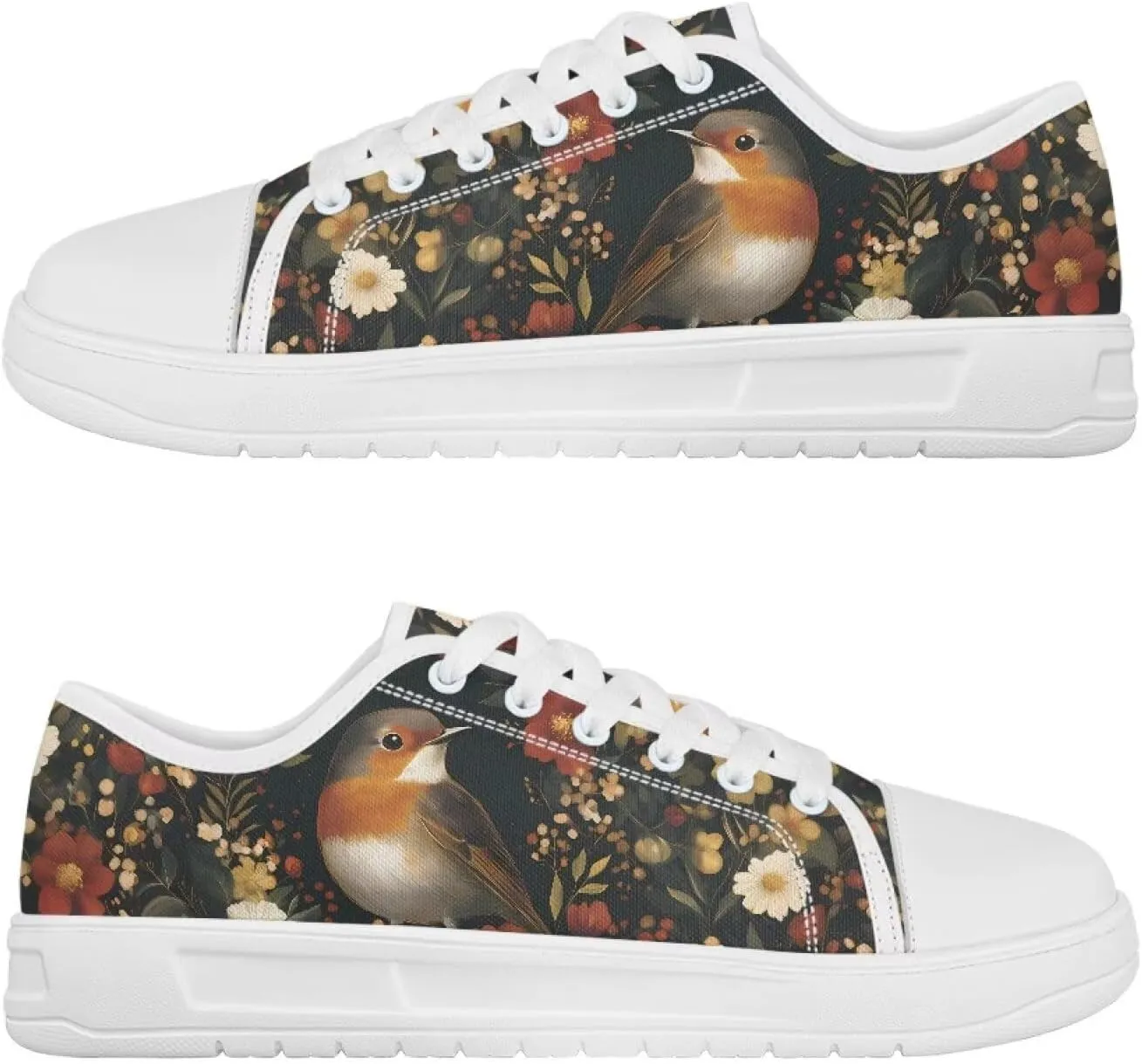 Canvas Shoes for Women Low Top Sneakers Girls Fashion Shoes Classic Comfortable Tennis Lace up Canvas Sneakers