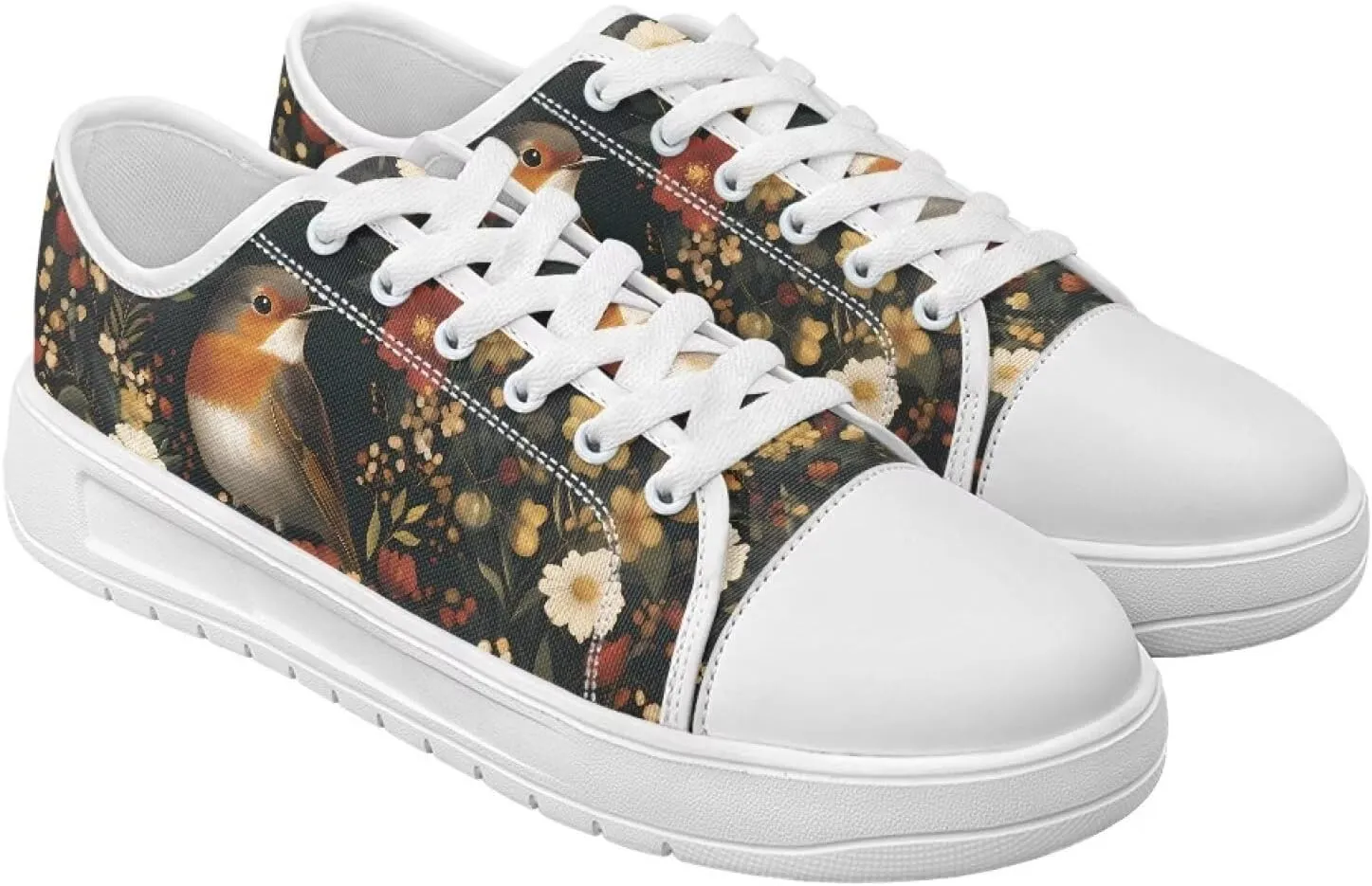 Canvas Shoes for Women Low Top Sneakers Girls Fashion Shoes Classic Comfortable Tennis Lace up Canvas Sneakers