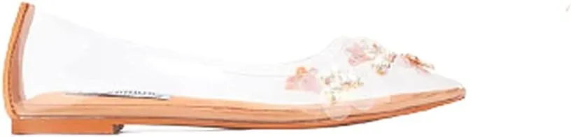 Cape Robbin Women's Flat Clear Mules Slip On Shoes