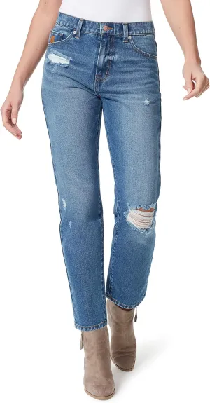Christian Siriano x Gloria Vanderbilt Collab Women's Miles High Rise Straight Jean