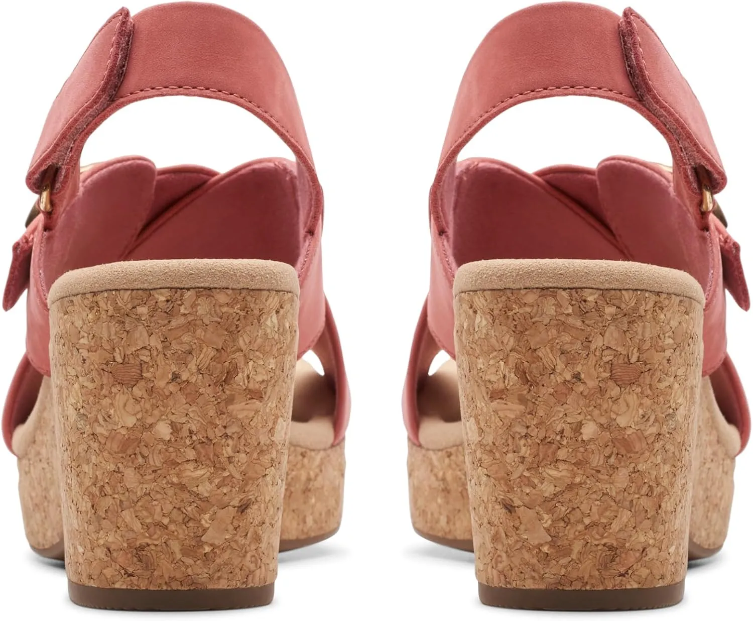 Clarks Womens Cork Slingback Sandals