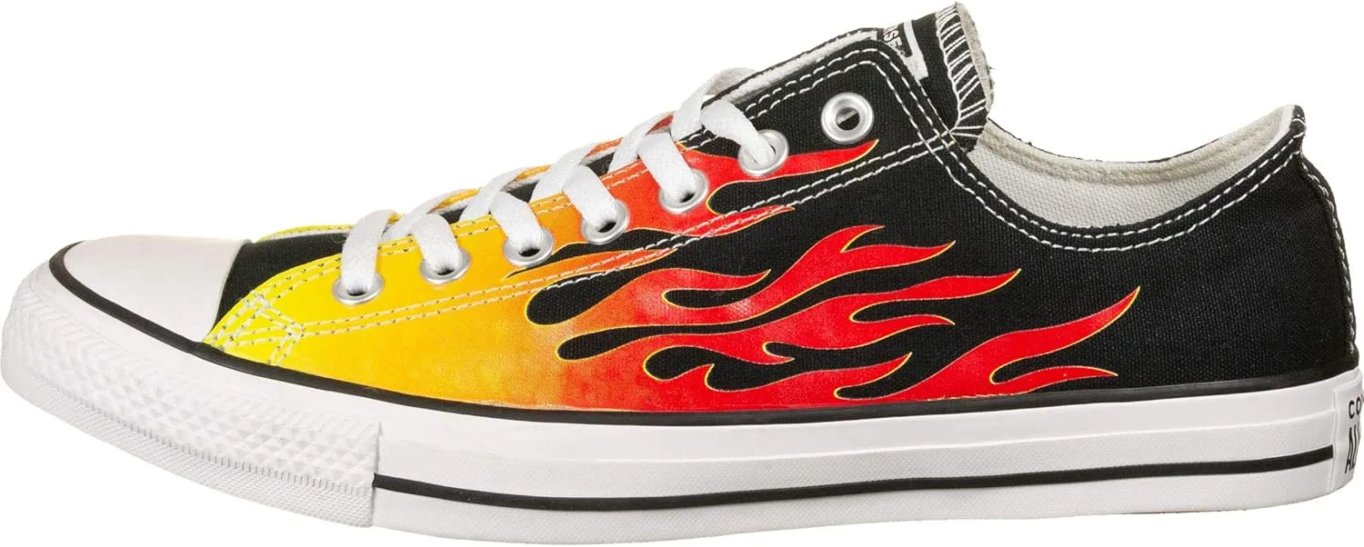 Converse unisex-adult Chuck Taylor All Star Low Top Archive Flame