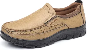 COSIDRAM Mens Casual Loafers Shoes Lightweight Luxury Comfort Bussiness Office Walking Shoes for Male