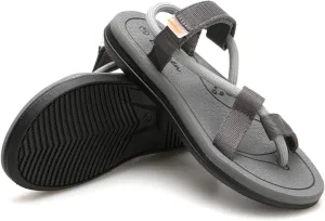 CYian Mens Sandals Slippers Rubber Flip Flops for Men Shoes with Fashion Eastic Strap Free Adjustment Indoor Outdoor