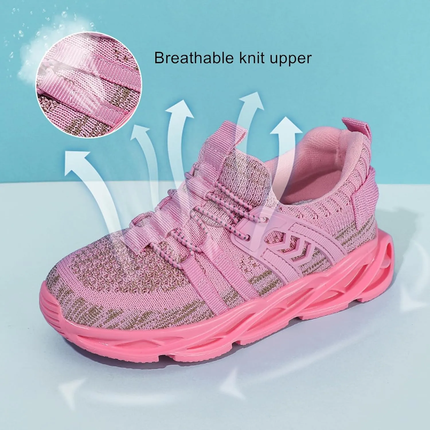 DADAWEN Boys Girls Sneakers Kids Lightweight Breathable Tennis Athletic Running Shoes for Toddler/Little Kid/Big Kid