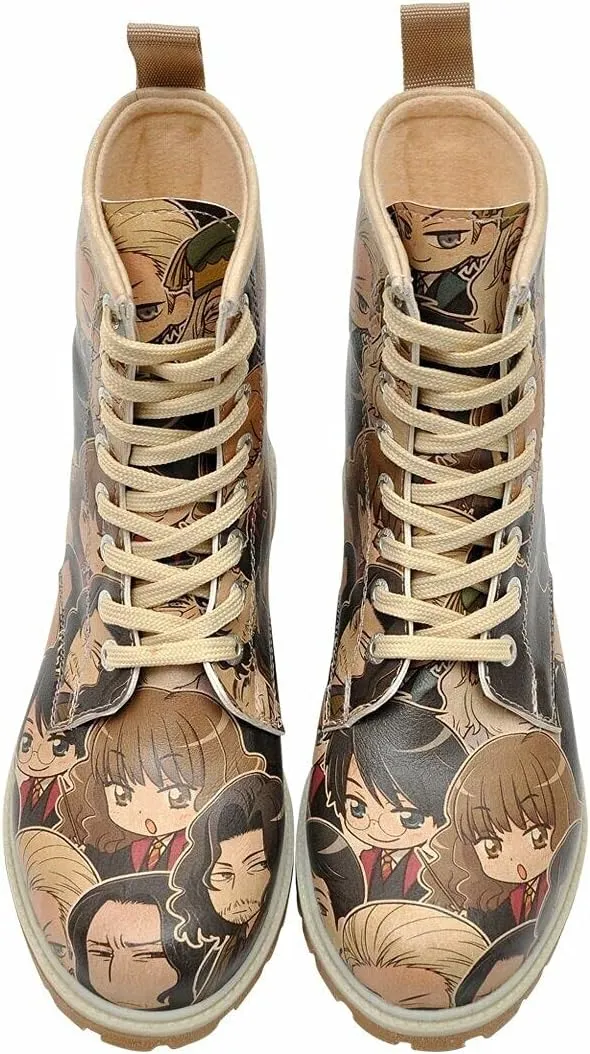 DDOGO Personalize Your Life - Warner BROS. Printed Long Boots - Chic, Elegant and Casual Style - Vegan, Environmentally Friendly and Handmade - Breathable Design