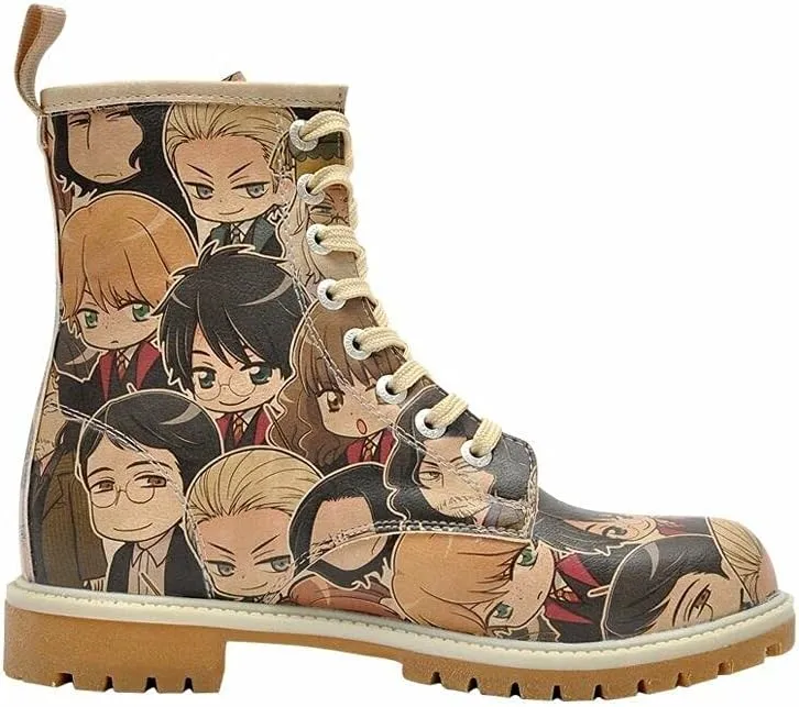 DDOGO Personalize Your Life - Warner BROS. Printed Long Boots - Chic, Elegant and Casual Style - Vegan, Environmentally Friendly and Handmade - Breathable Design