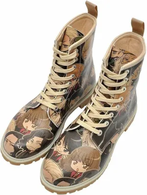 DDOGO Personalize Your Life - Warner BROS. Printed Long Boots - Chic, Elegant and Casual Style - Vegan, Environmentally Friendly and Handmade - Breathable Design