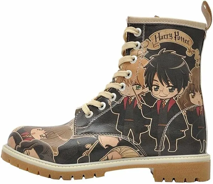 DDOGO Personalize Your Life - Warner BROS. Printed Long Boots - Chic, Elegant and Casual Style - Vegan, Environmentally Friendly and Handmade - Breathable Design