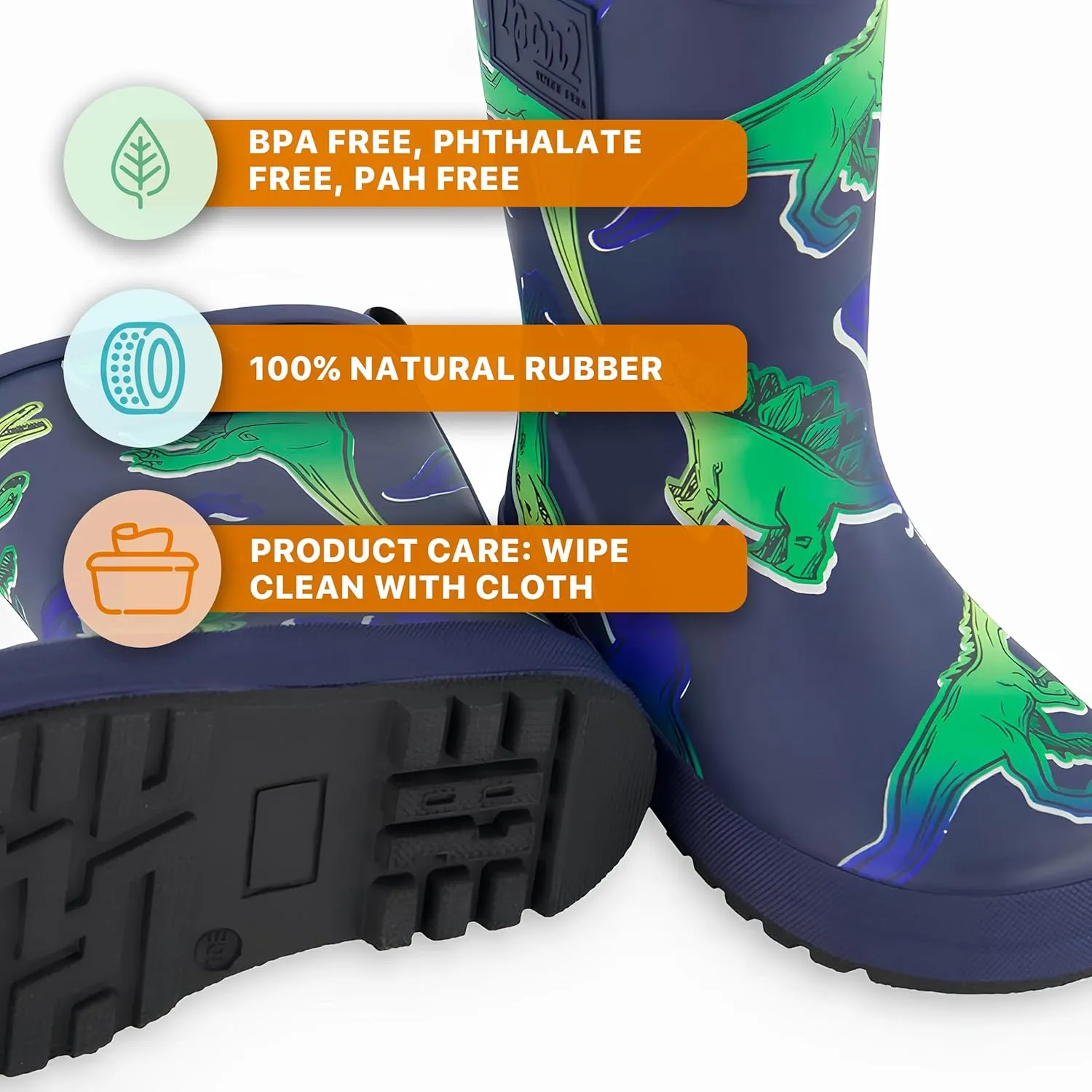 Deux par Deux Rain Boots for Kids and Toddlers