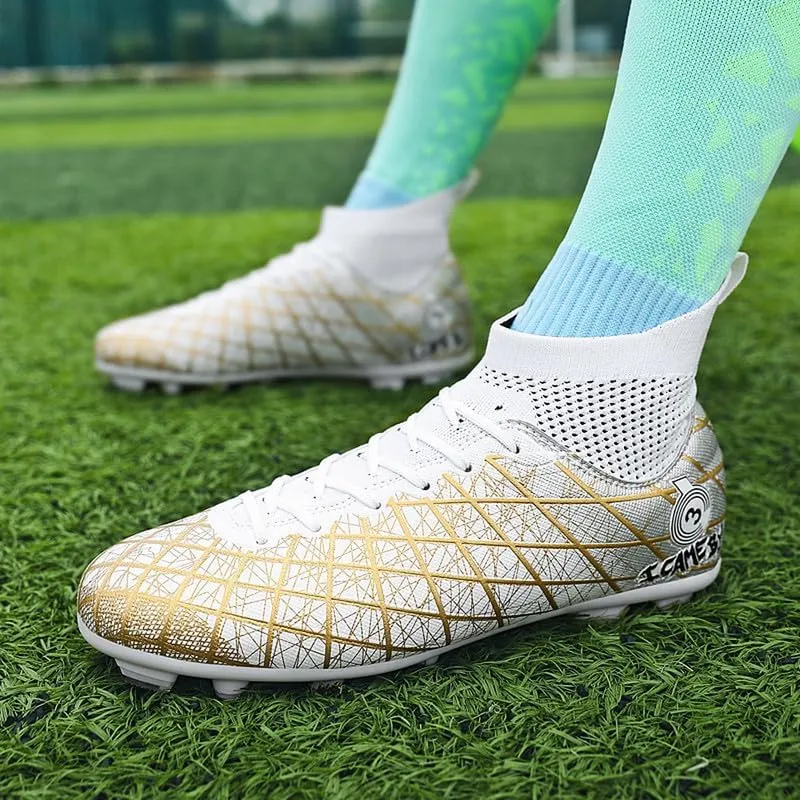 DHOVOR Men's Women's Soccer Cleats Youth Football Cleats Unisex Adult Athletics Football Trainers Football Shoes Teenagers Soccer Shoes