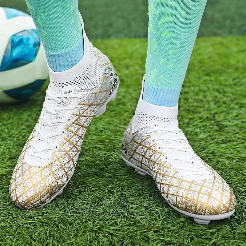 DHOVOR Men's Women's Soccer Cleats Youth Football Cleats Unisex Adult Athletics Football Trainers Football Shoes Teenagers Soccer Shoes