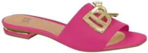 Didiray Designer Slide Sandals, Luxury Metal Logo, Casual Comfort Flats, Available in Brown, Black, White