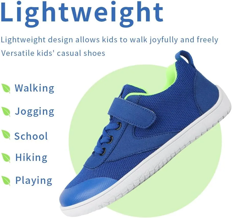 Drecage Toddler Kids Barefoot Shoes Boys Girls Sneakers Breathable Tennis Shoes Lightweight Walking Shoes
