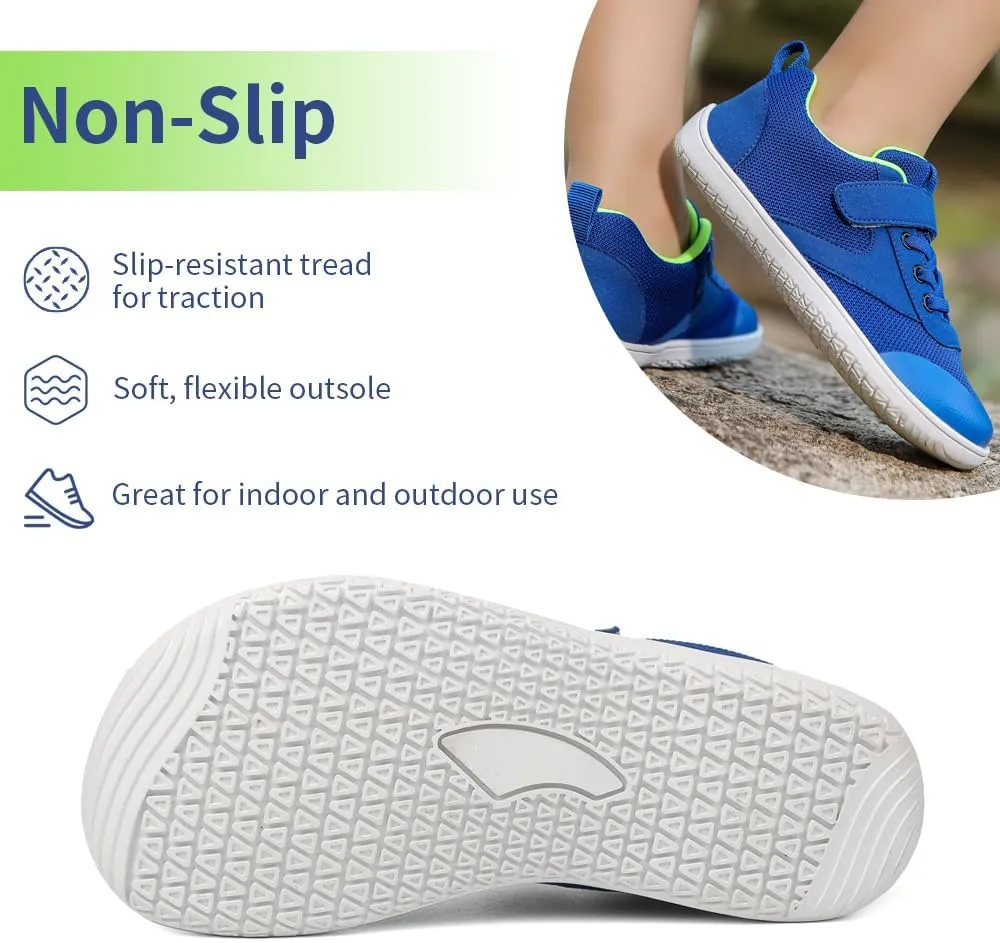 Drecage Toddler Kids Barefoot Shoes Boys Girls Sneakers Breathable Tennis Shoes Lightweight Walking Shoes