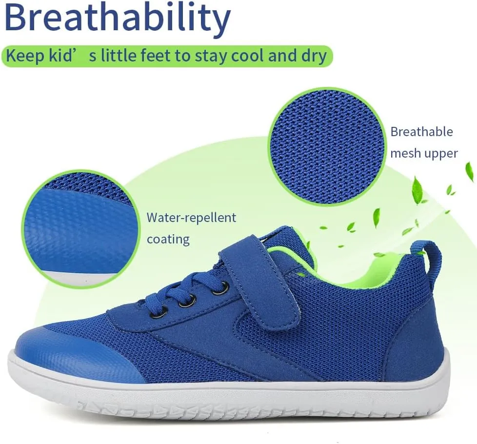 Drecage Toddler Kids Barefoot Shoes Boys Girls Sneakers Breathable Tennis Shoes Lightweight Walking Shoes