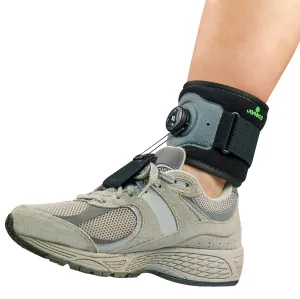 Drop Foot Brace with Reel-Adjust Dorsiflexion Drop Foot Support Lifting Up Foot Drop Brace for Walking with Shoes for Foot Drop Cause by ALS,MS,Stroke,Diabetic Neuropathy AFO Fit Women & Men