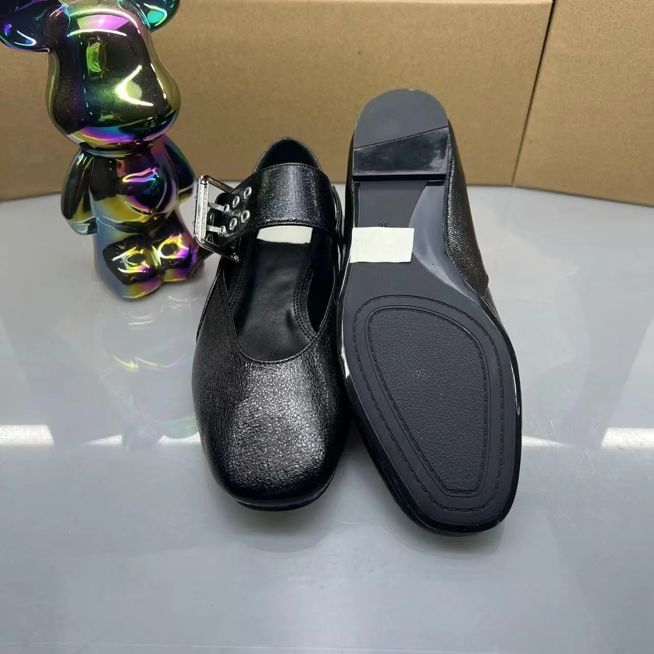 Emo Shoes Mary Janes Ballet Flats Y2K Retro Rave Grunge Buckle Shoes for Women Preppy Teen Girls - Non Slip Kawaii Elegant Cute Core Comfortable Walking Birthday Gifts Lolita Summer Back to School