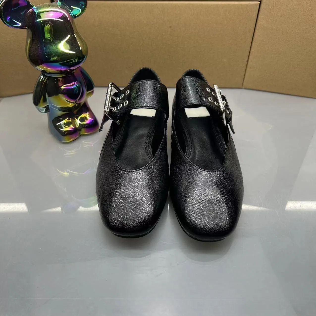 Emo Shoes Mary Janes Ballet Flats Y2K Retro Rave Grunge Buckle Shoes for Women Preppy Teen Girls - Non Slip Kawaii Elegant Cute Core Comfortable Walking Birthday Gifts Lolita Summer Back to School