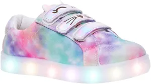 FabKids Kids Sneakers Boys Girls White Shoes Low Top Lace Up Footwear for Toddler Little Kid Big Kid